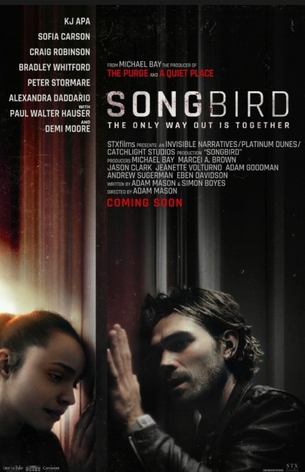 영화 송버드 해외 포스터 모습