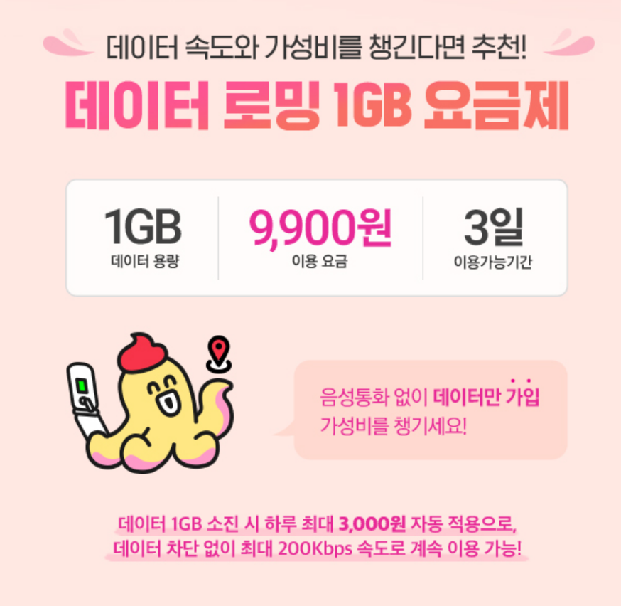 LGU+ 알뜰폰 로밍