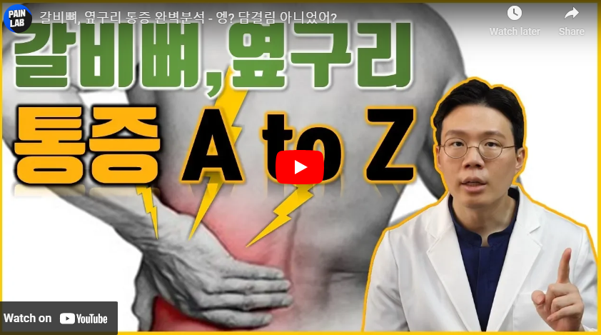 갈비뼈, 옆구리 통증 분석