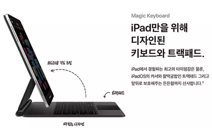 아이패드프로4세대 매직 키보드