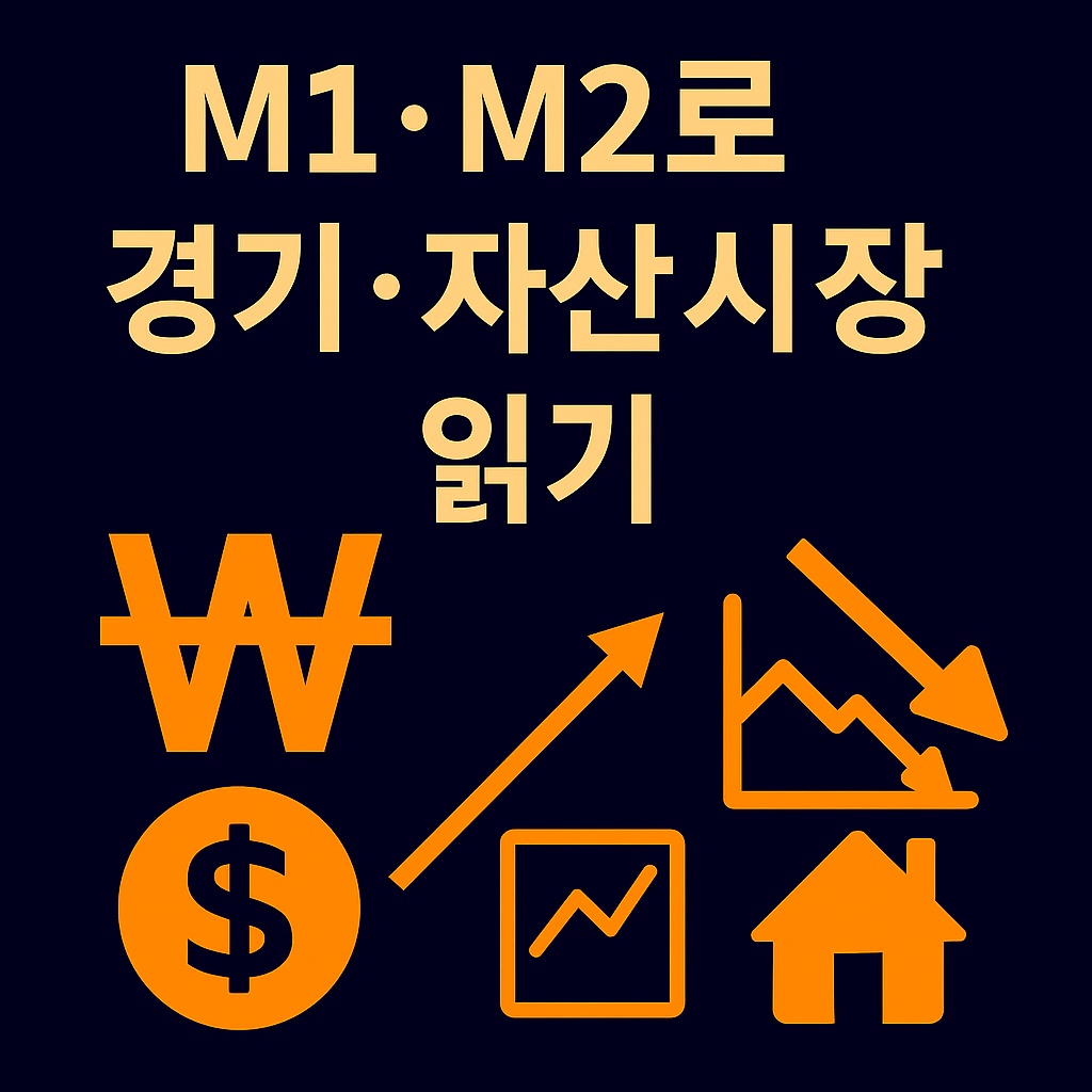 통화지표 M1&middot;M2 변화로 경기 흐름과 자산시장 읽는 방법