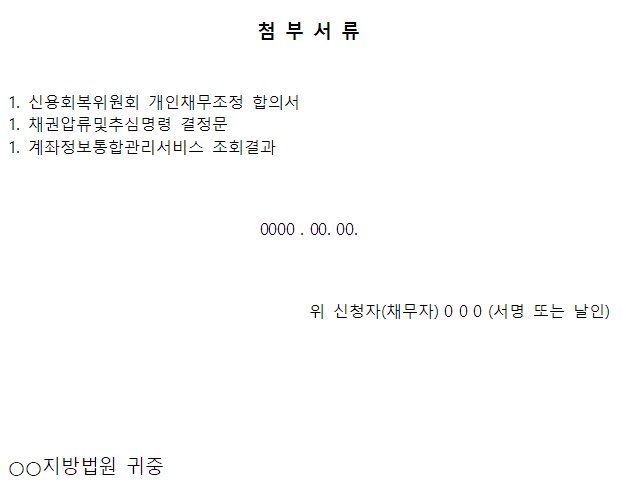 신용회복위원회-통장압류-해제-이미지