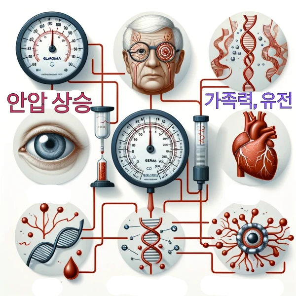 녹내장의 발생 원인은 주로 안압 상승입니다. 하지만 그 이외에도 가족력, 연령 등의 다양한 이유도 있다고 합니다.