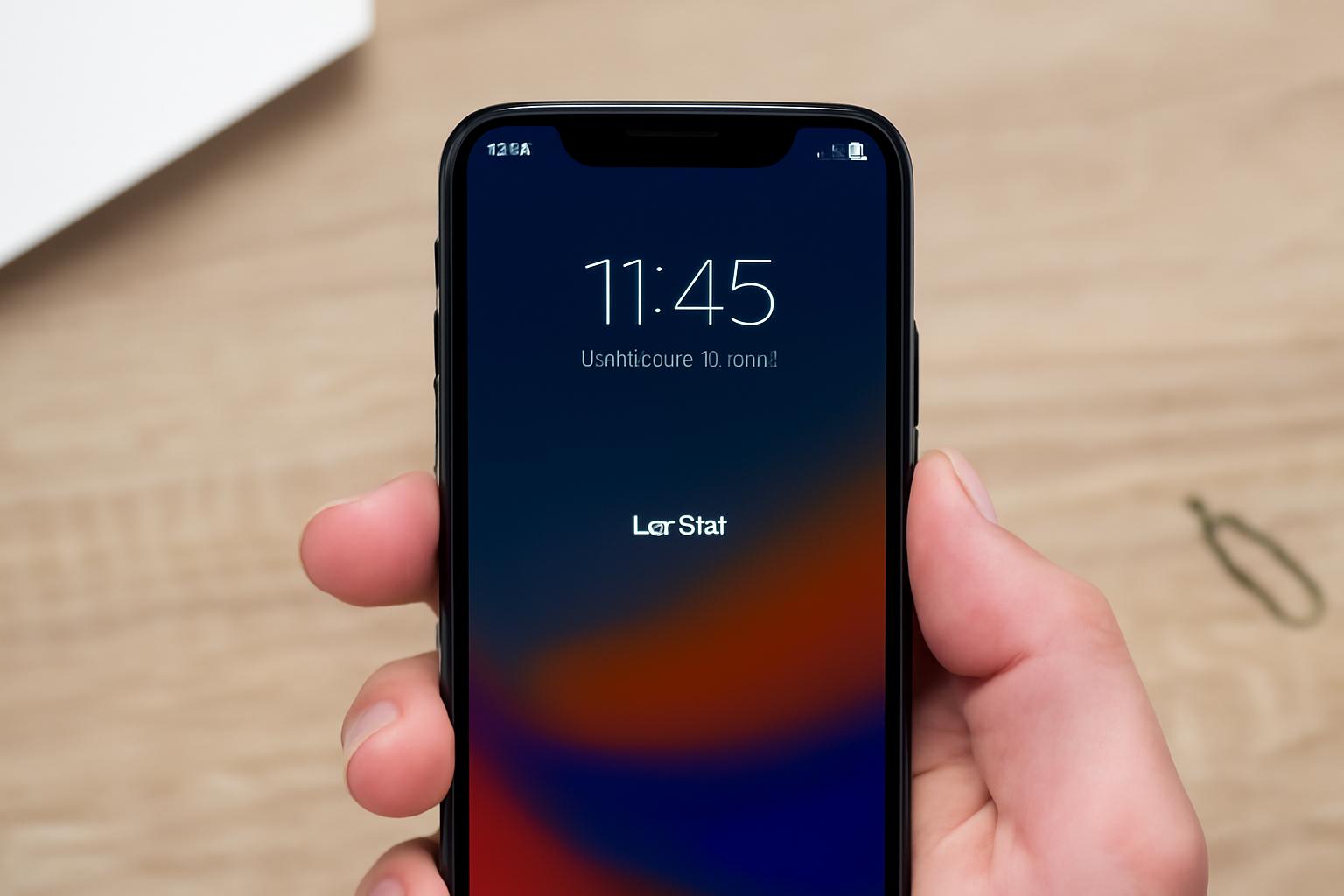 아이폰 유심 오류