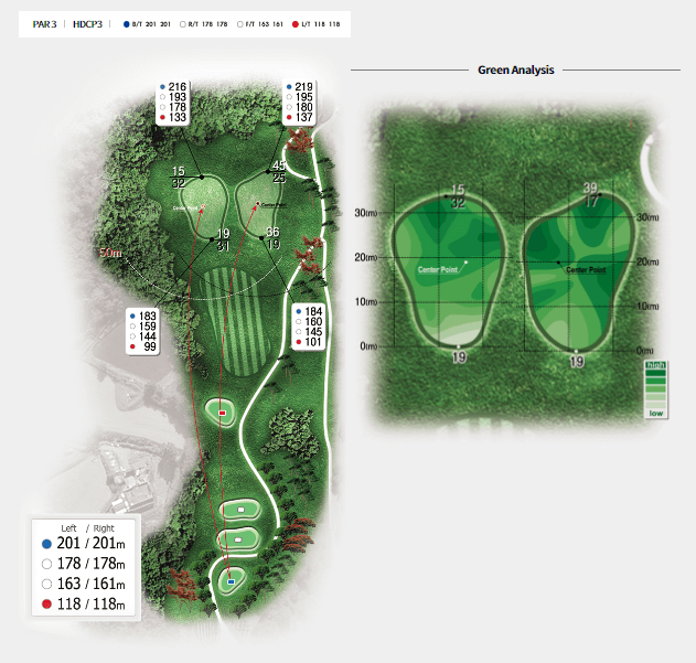 라데나 골프클럽 코스공략도 16
