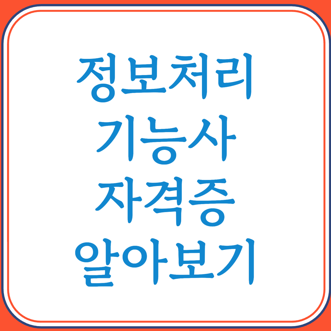 정보처리기능사 자격증으로 IT 실무의 첫 문을 열다