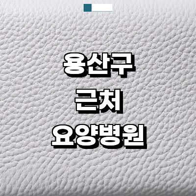 서울 용산구 요양병원