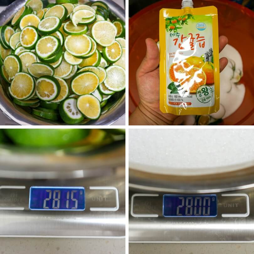 청귤청_담그는법_설탕비율