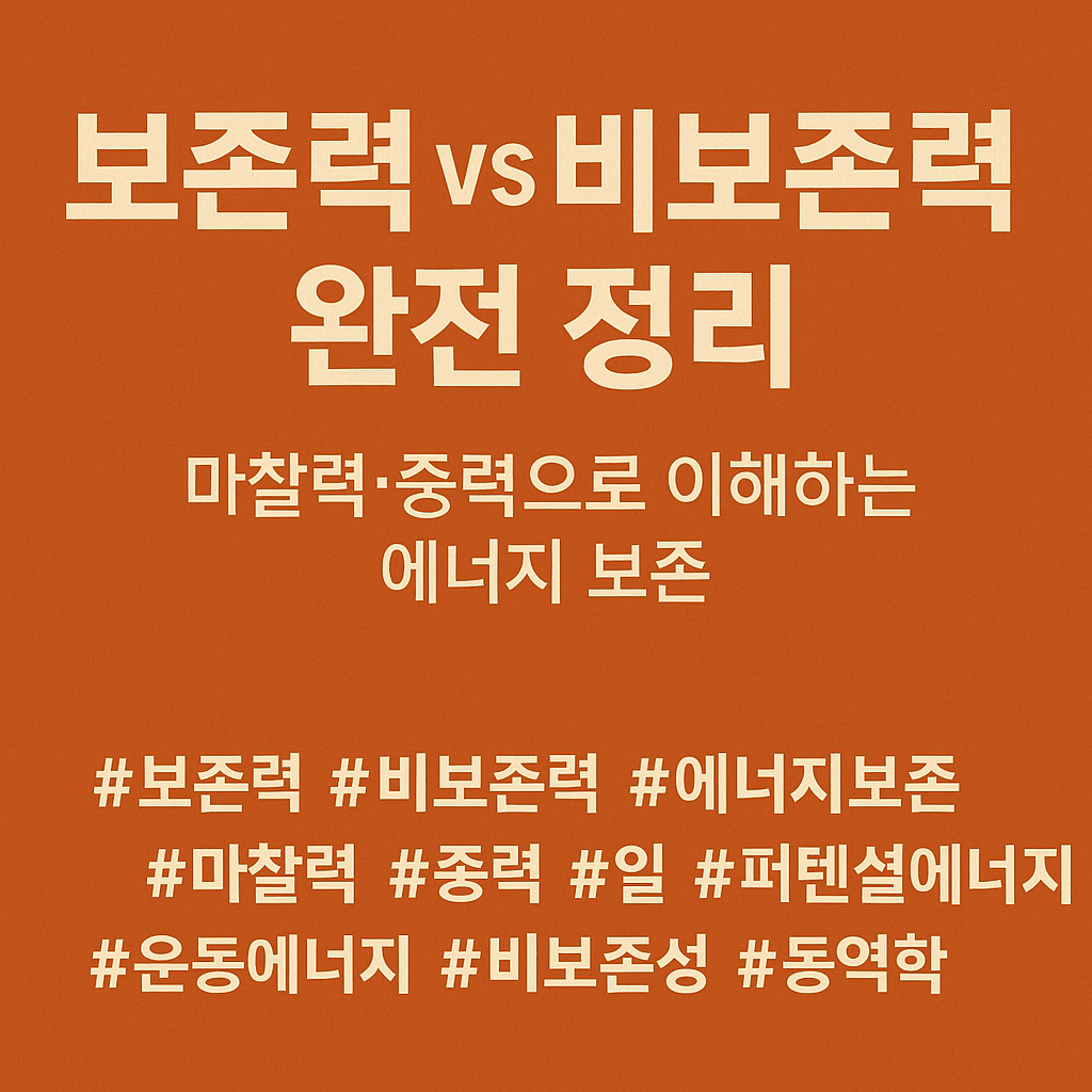 보존력 비보존력