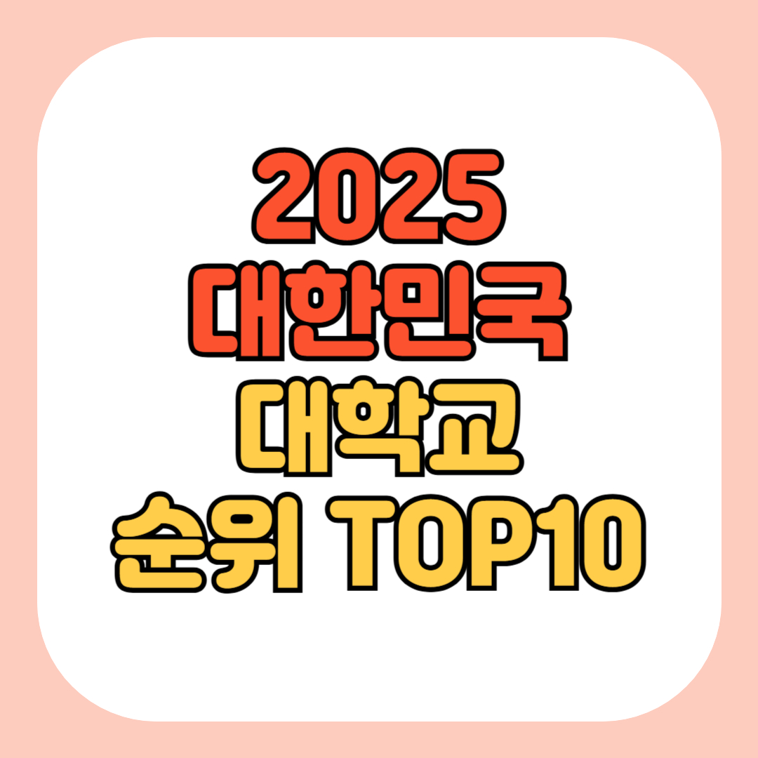 대학교순위 TOP10