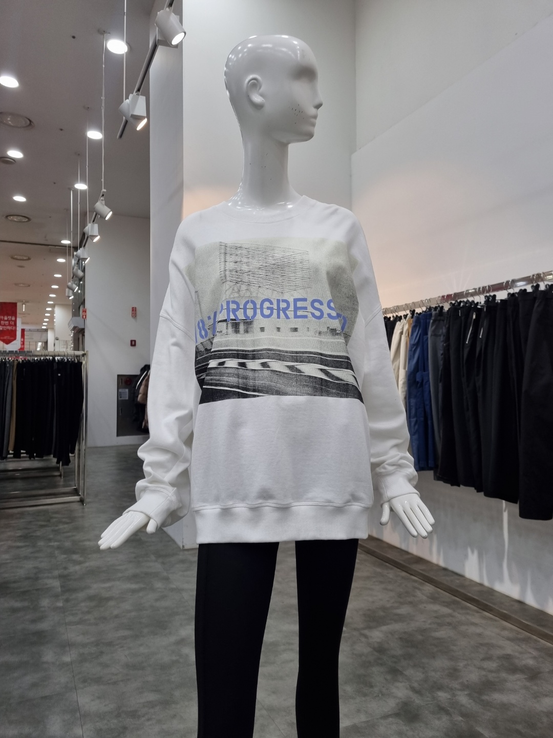 데무 콜라보 프린팅 멘투맨 티셔츠 YX1907998