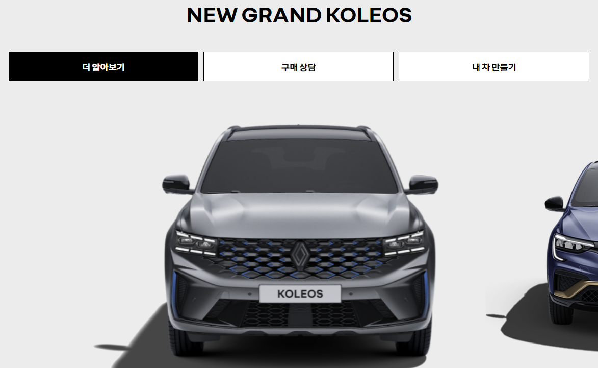 그랑 콜레오스 전면