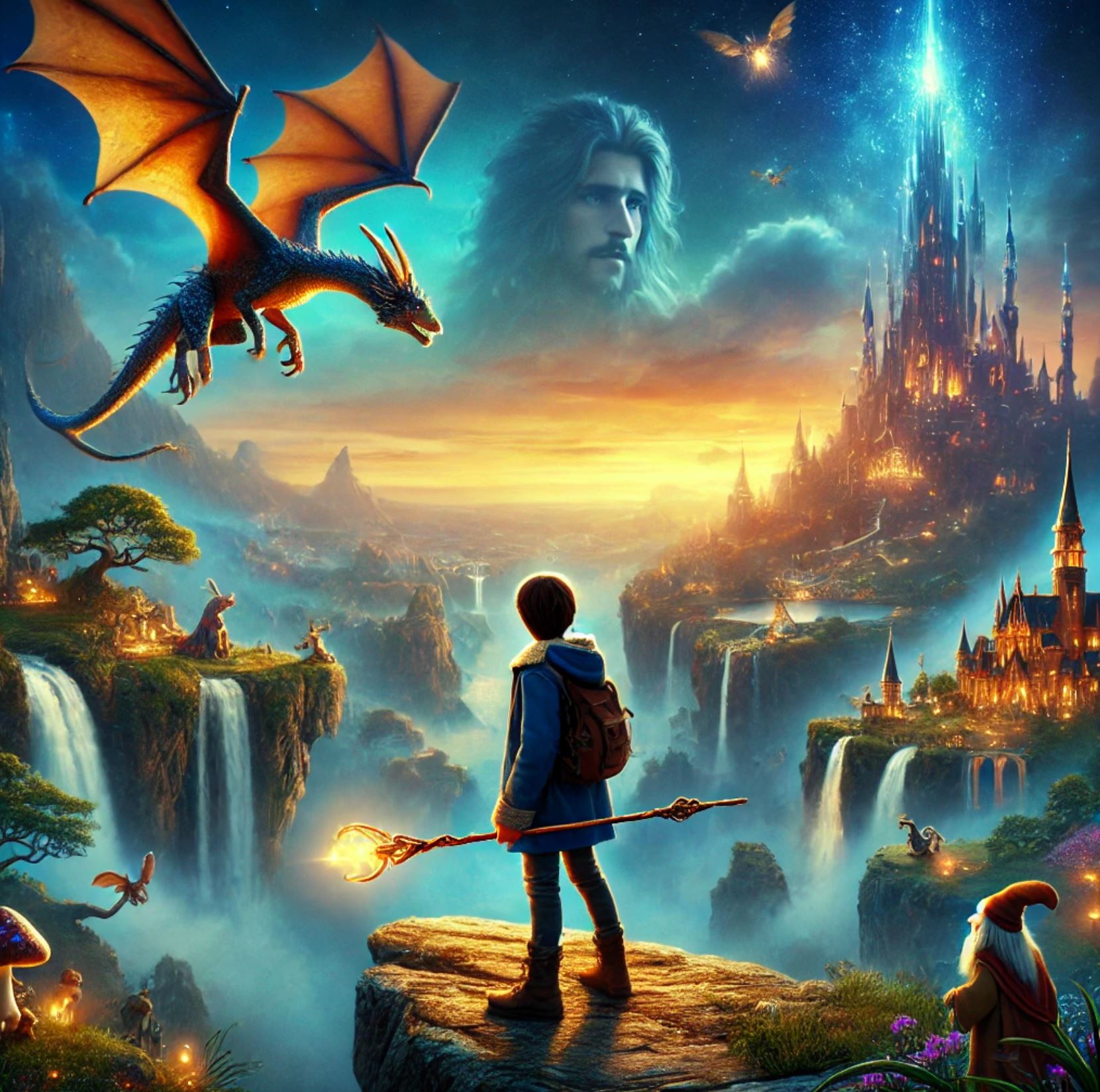 디즈니느낌의 실사화 영화 포스터