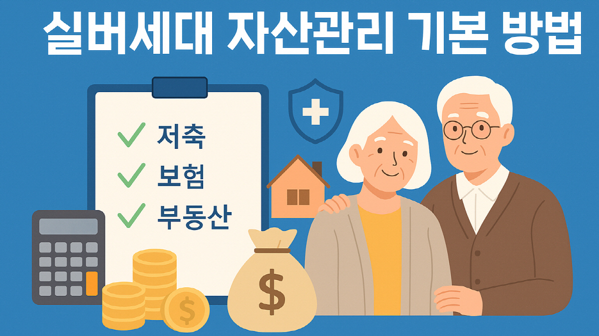 실버세대 자산관리 기본방법