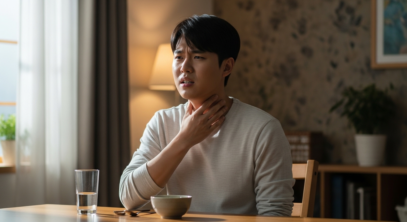 목이물감, 식도궤양, 목건강