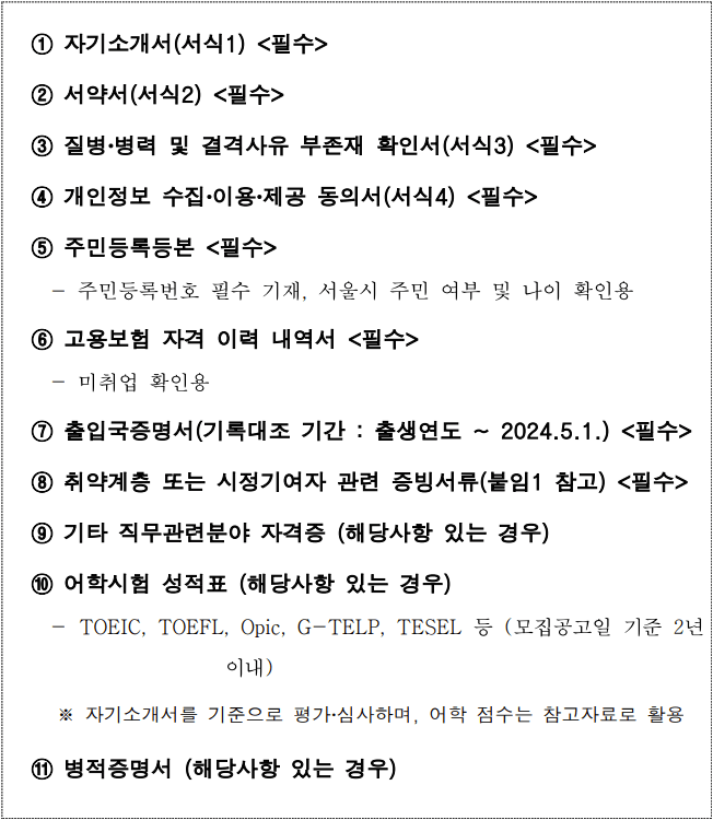 서울 청년 해외원정대 신청방법