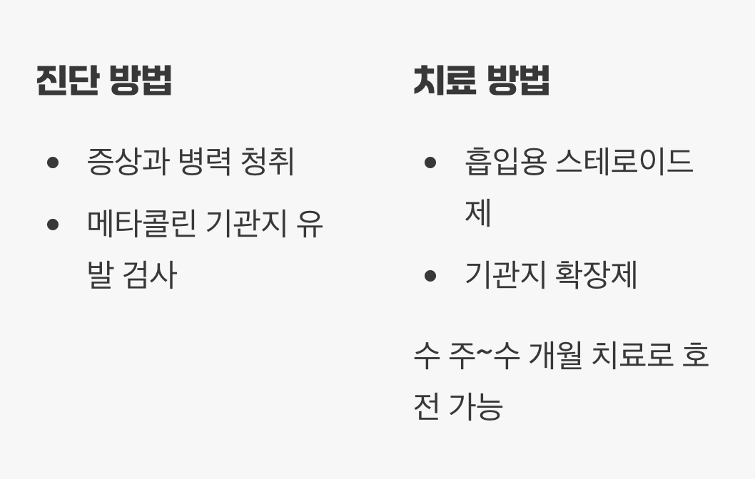 진단과 치료, 생각보다 간단합니다