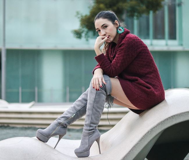 앵클 부츠 패션 관련 사진