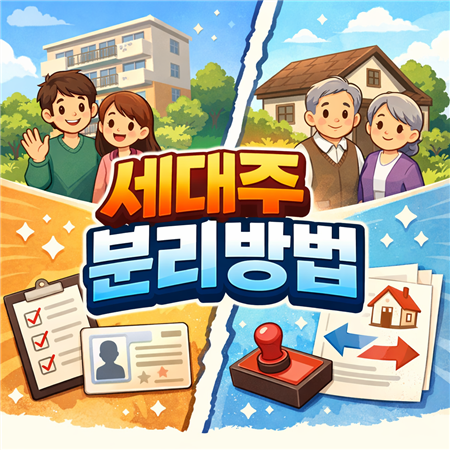 세대주 분리 방법