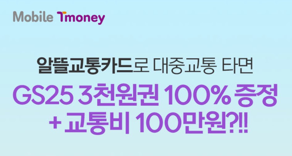 알뜰교통카드 티머니