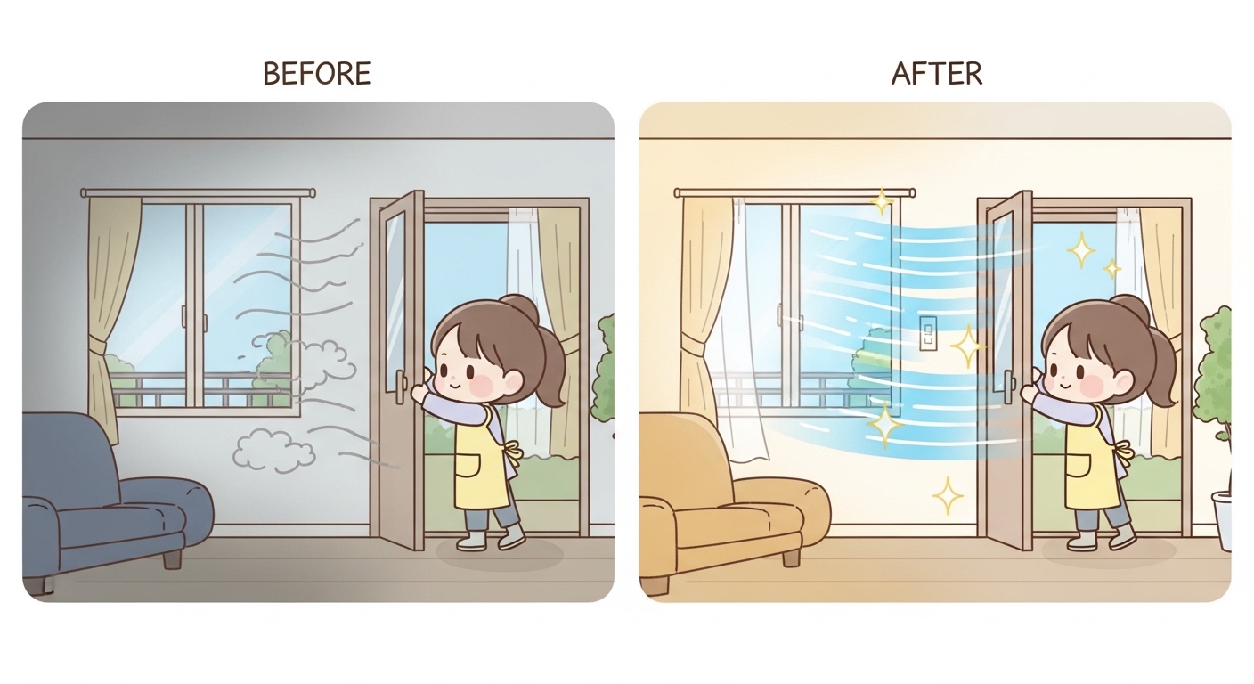 환기 제대로 하는 법