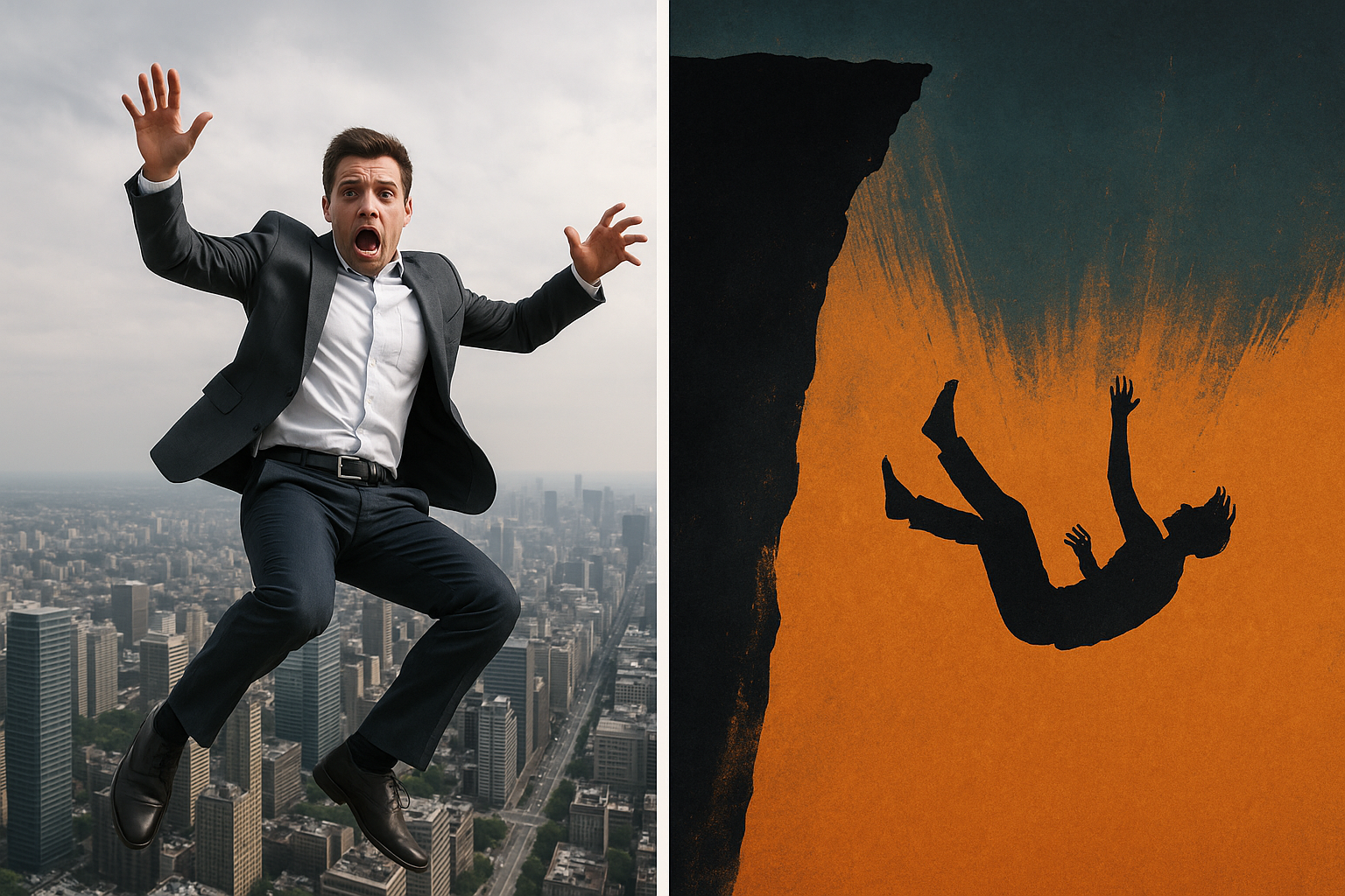 높은 곳에서 떨어지는 꿈