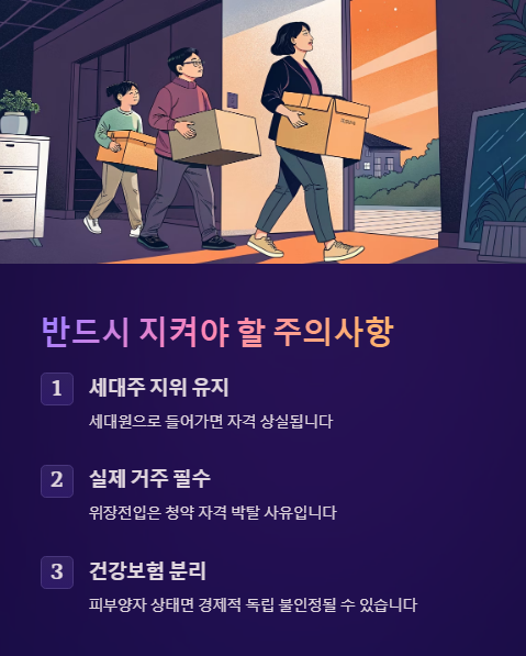 반드시 지켜야 할 주의사항