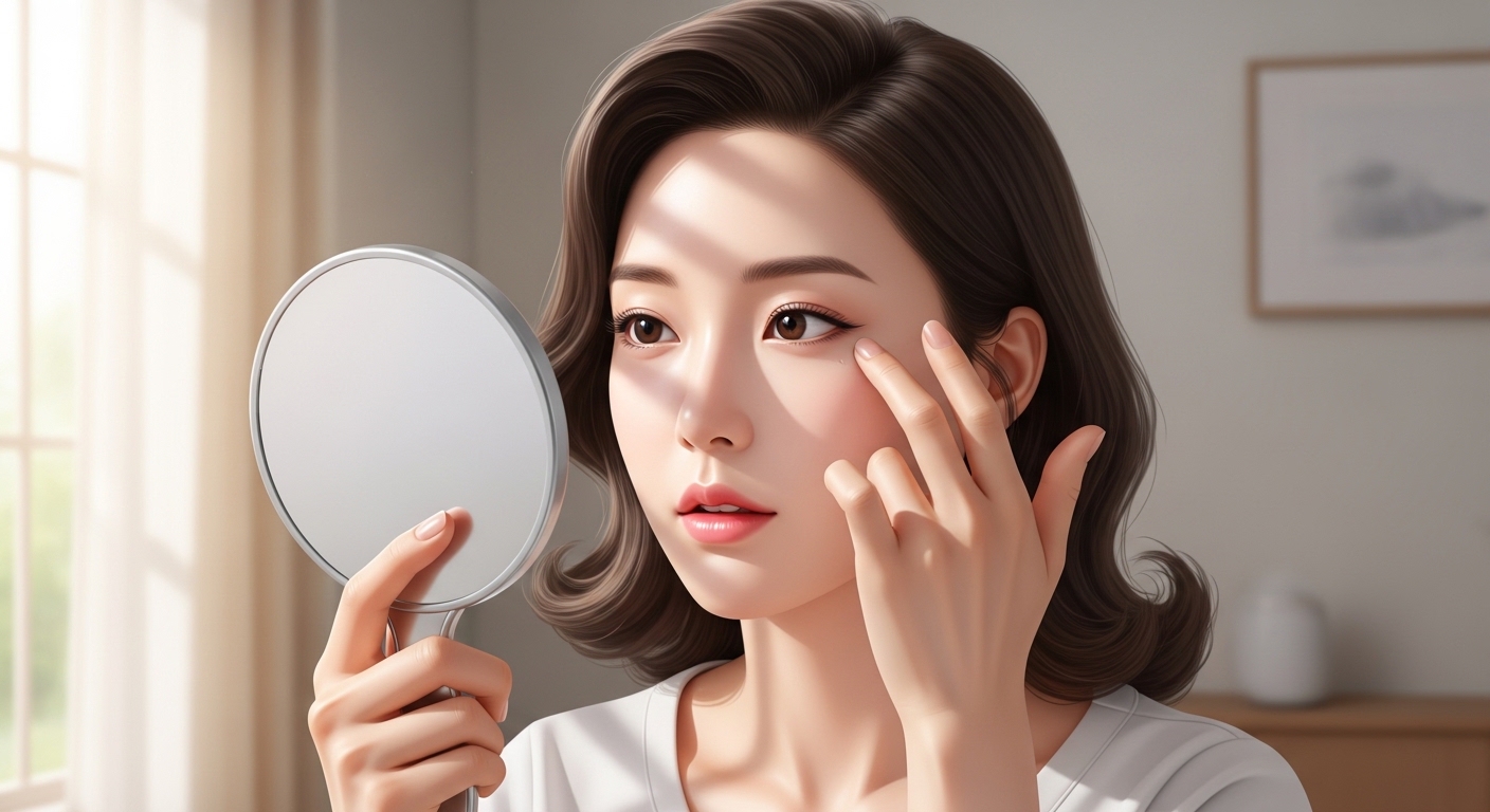 눈가오돌토돌,비립종