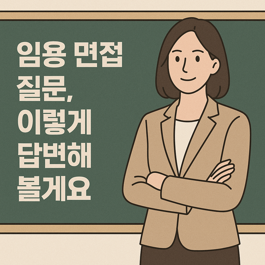 2026 중등임용고시 2차 면접 준비