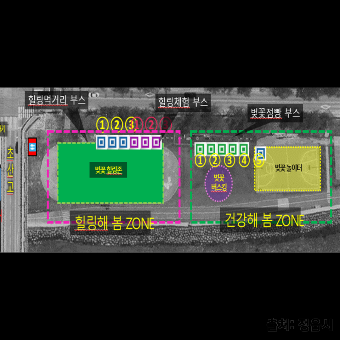 정읍 벚꽃 축제 주차장 주차 정보