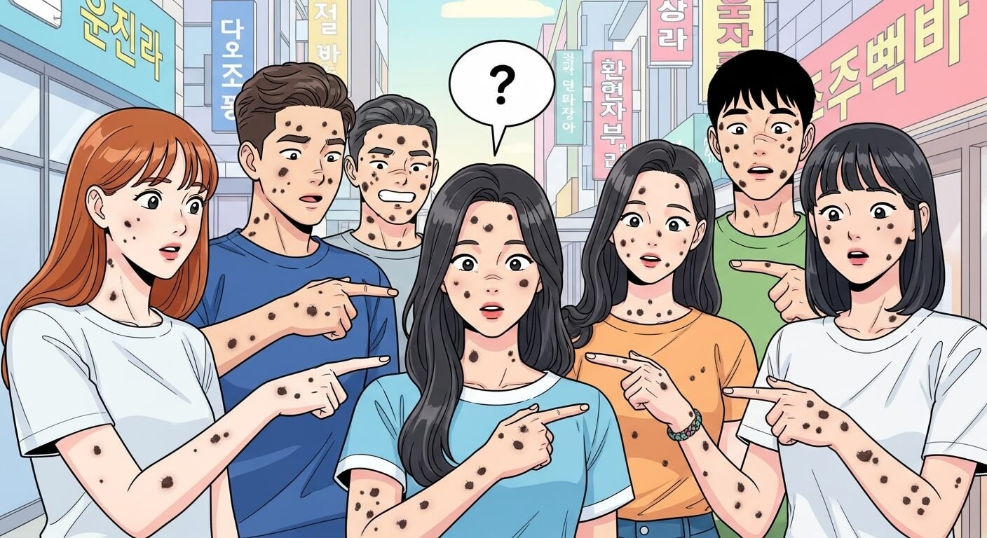 몸에 갑자기 점이 많이 생기는 이유