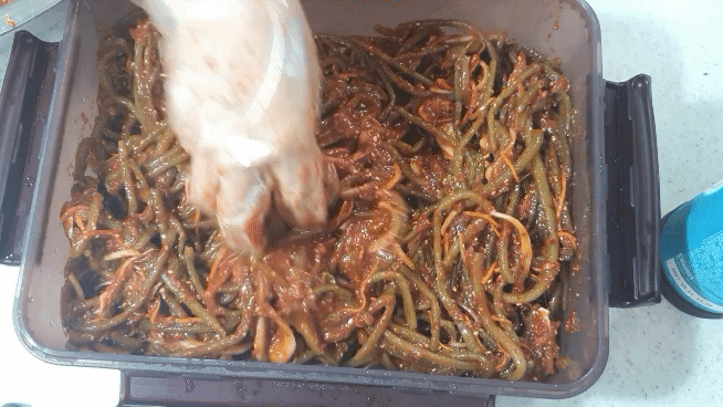 고구마줄기김치