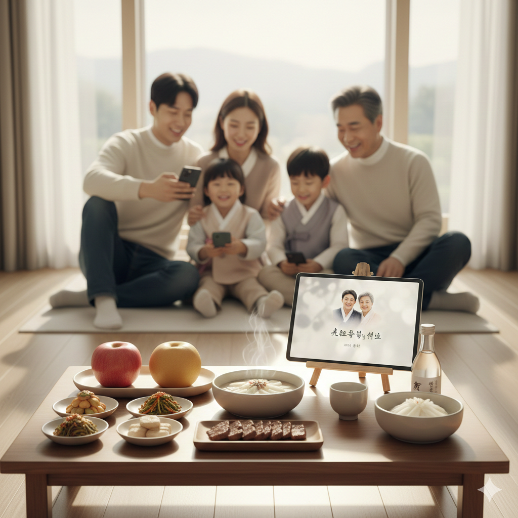 설날 간소화 차례상