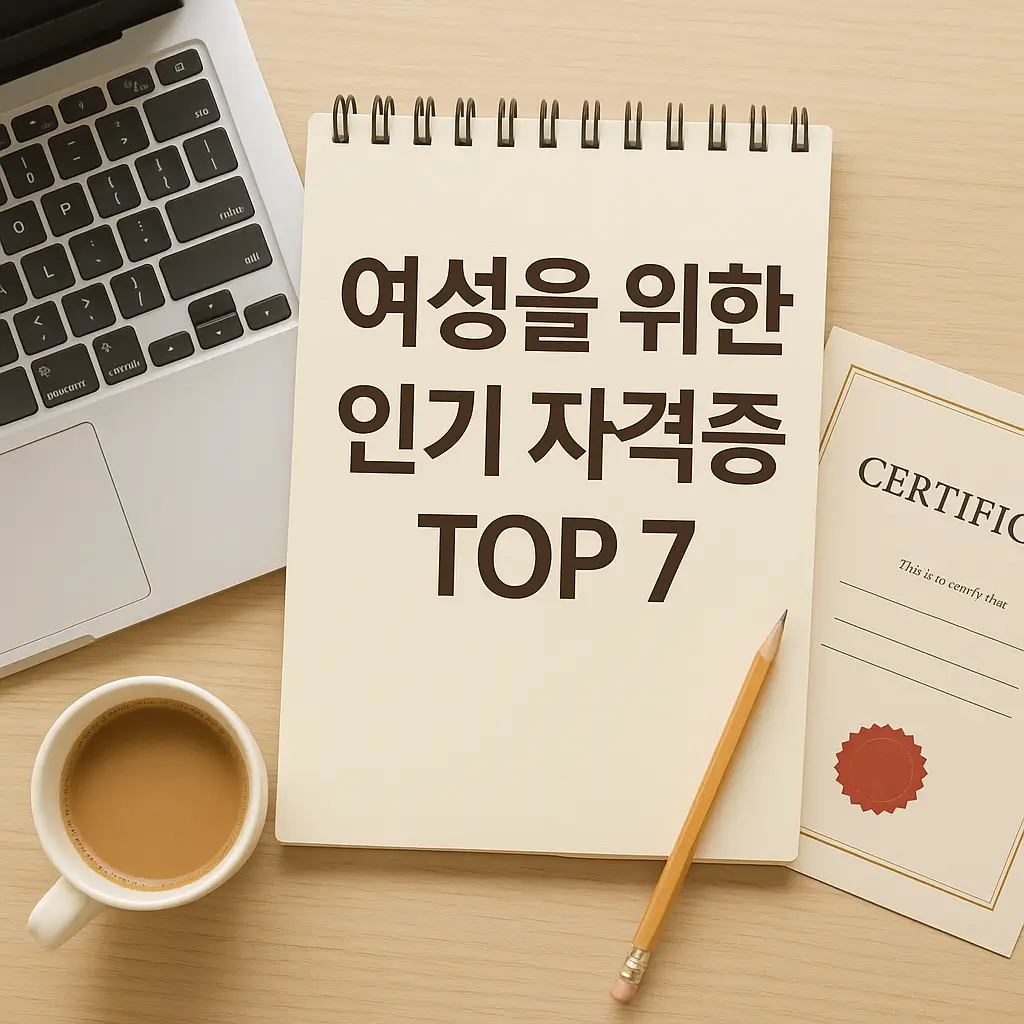 여성에게 인기 많은 자격증 TOP 7, 취업과 자기계발을 동시에!