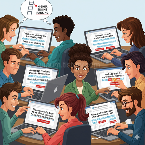 스팸 댓글 다는 사람들