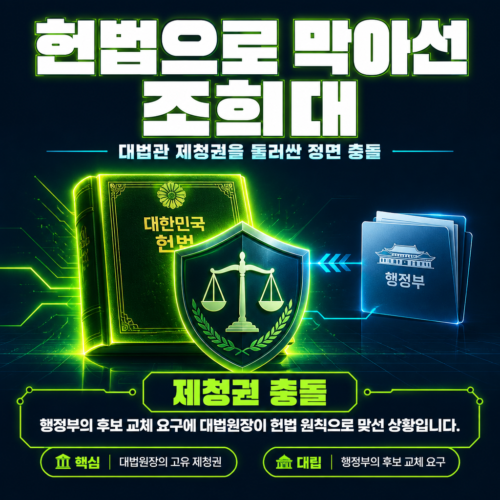 헌법으로 막아선 조희대