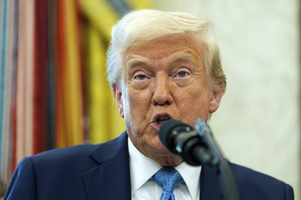 도널드 트럼프 미국 대통령.