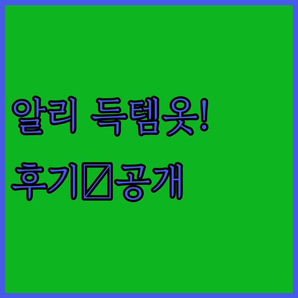 가성비 좋은 여성 의류 득템! 알리익