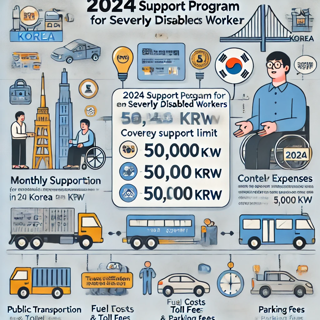 중증장애인 출퇴근비용 지원 제도의 목적과 혜택 요약