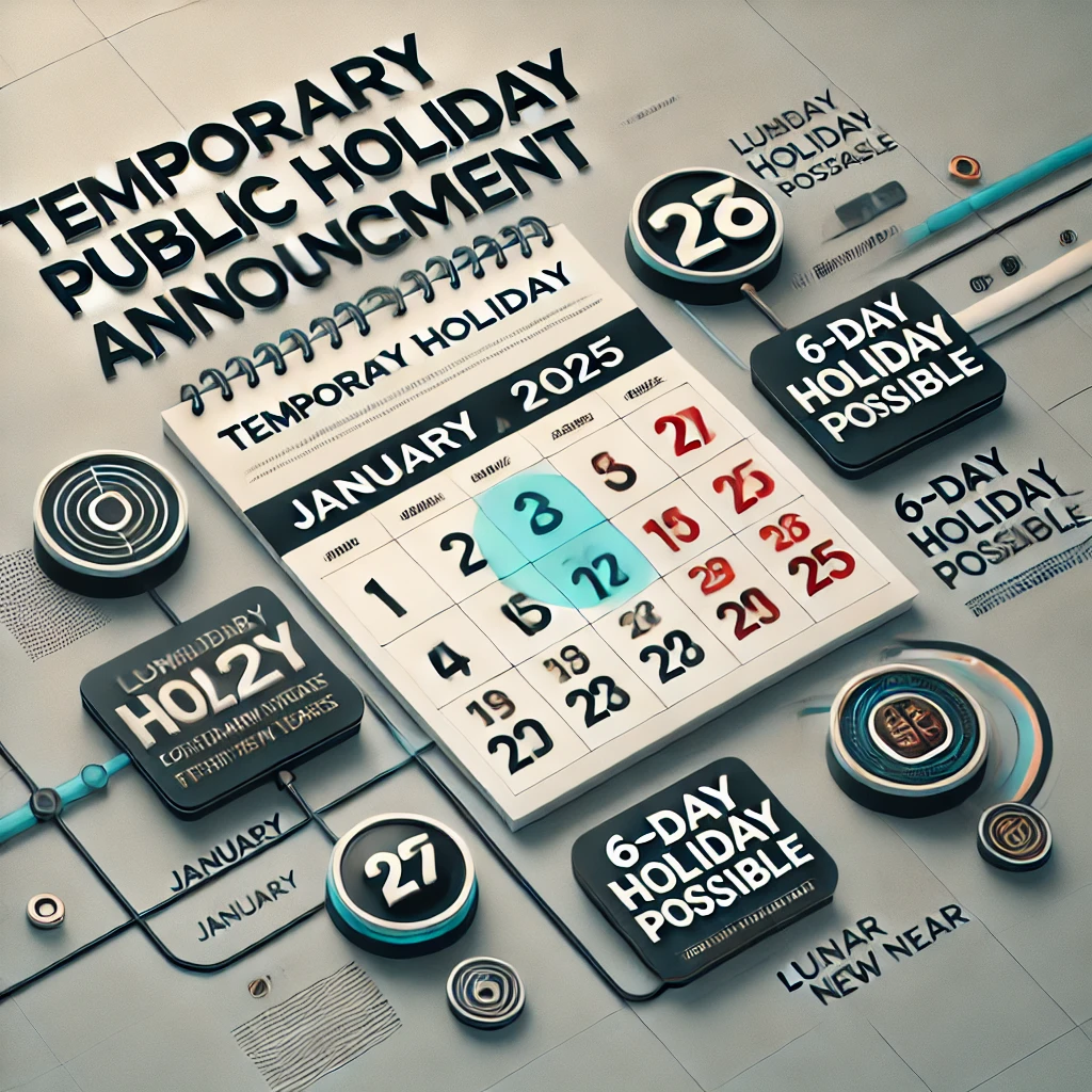 1월 27일 임시공휴일 지정