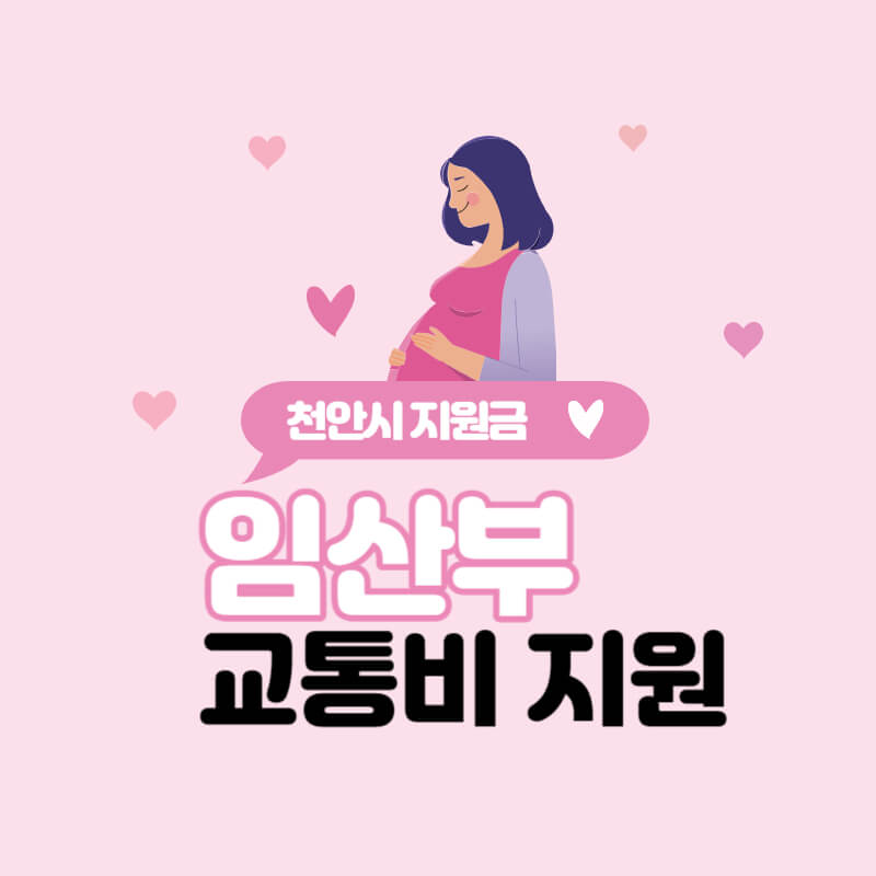 천안시 임산부 교통비 지원 썸네일