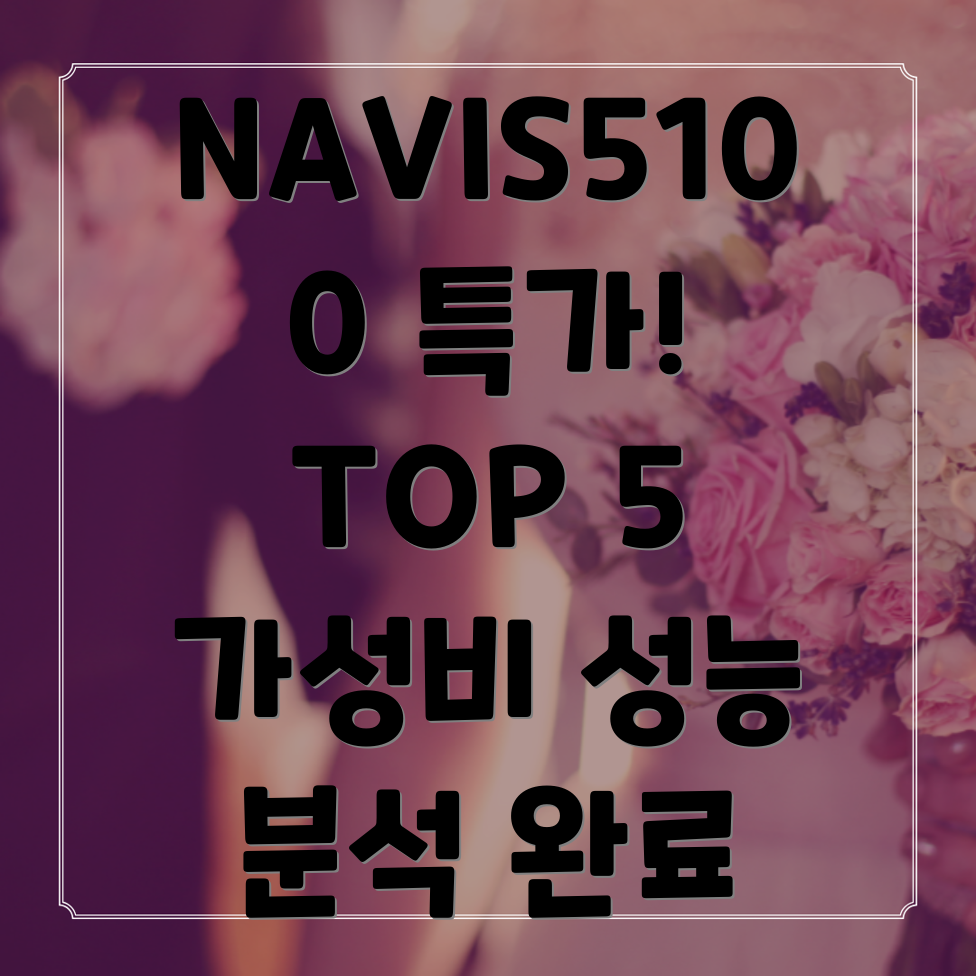 NAVIS5100특가TOP5가성비와성능분석으로선택가이드