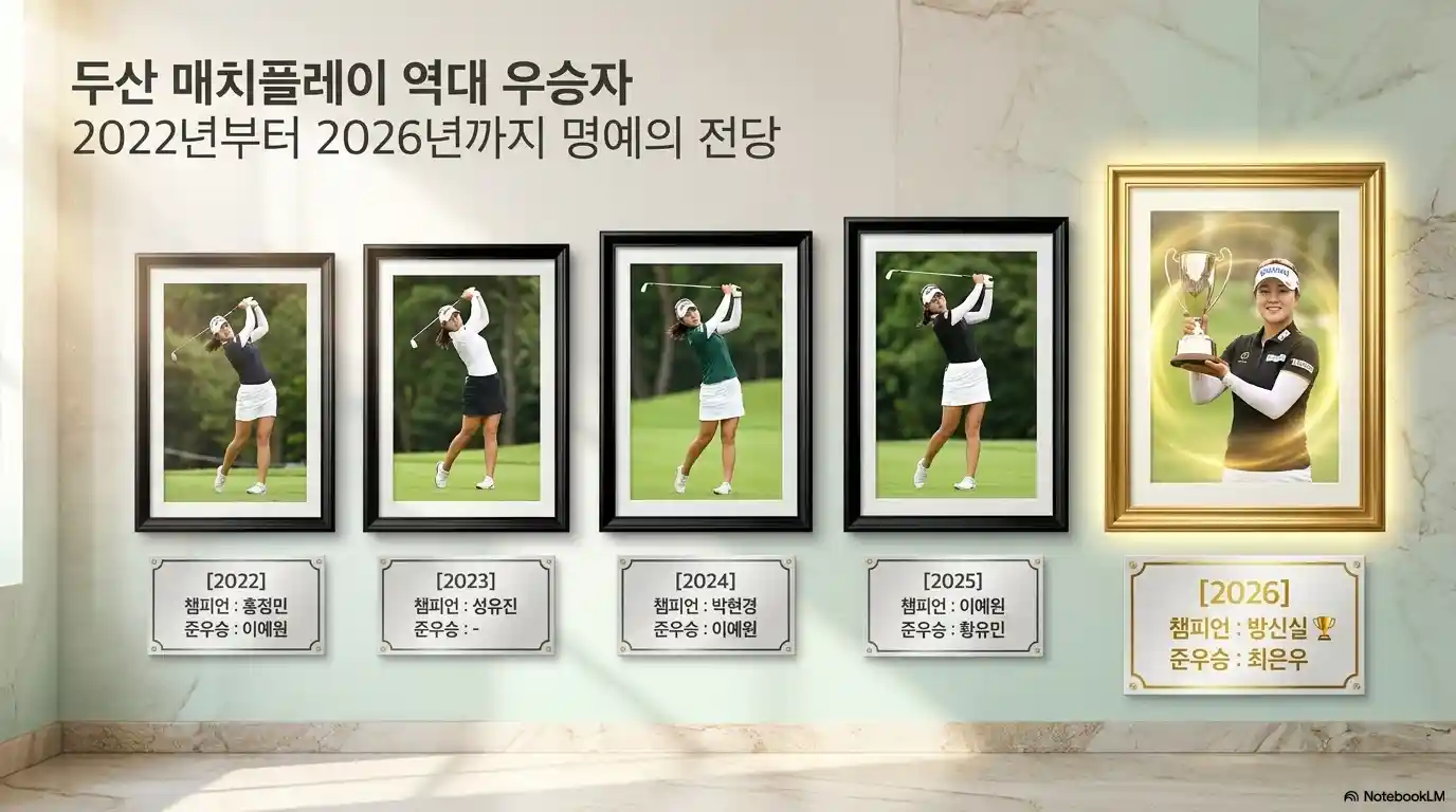 두산 매치플레이 역대 우승자들