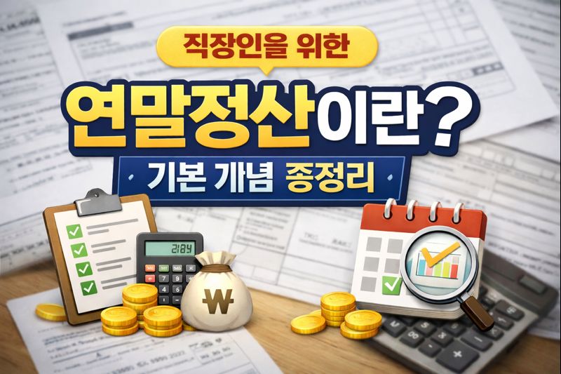 연말정산이란? 직장인이 꼭 알아야 할 기본 개념 총정리