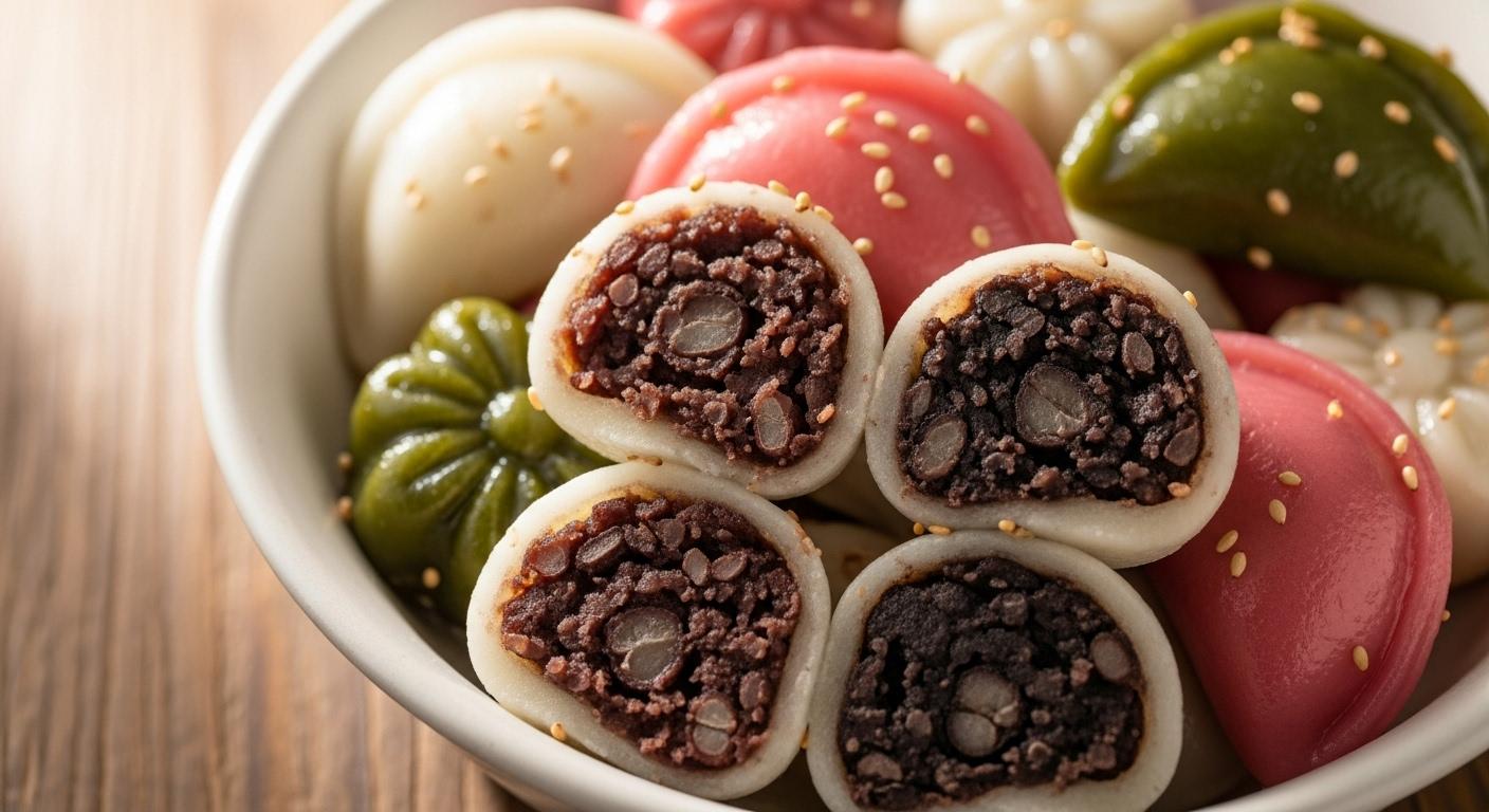 송편 속재료 콩