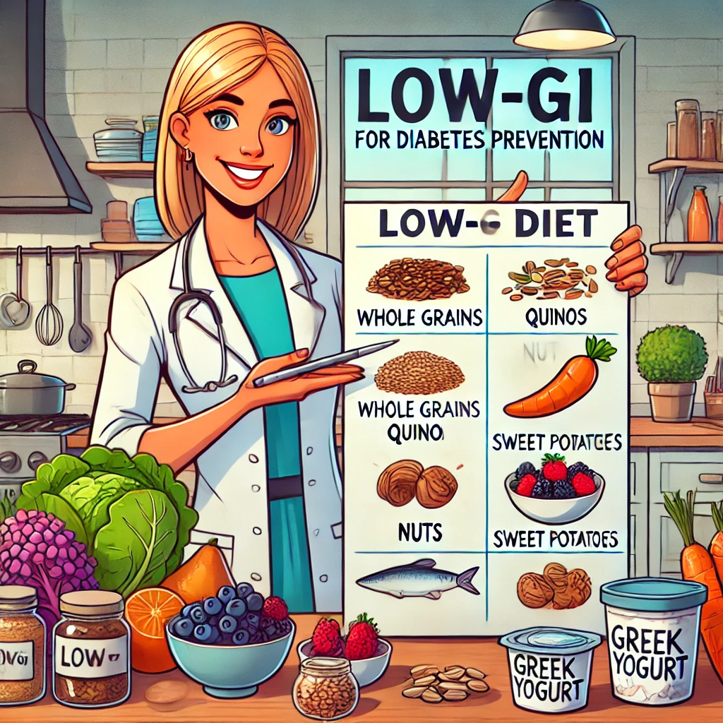 당뇨 예방을 위한 저GI 식품 & 식단