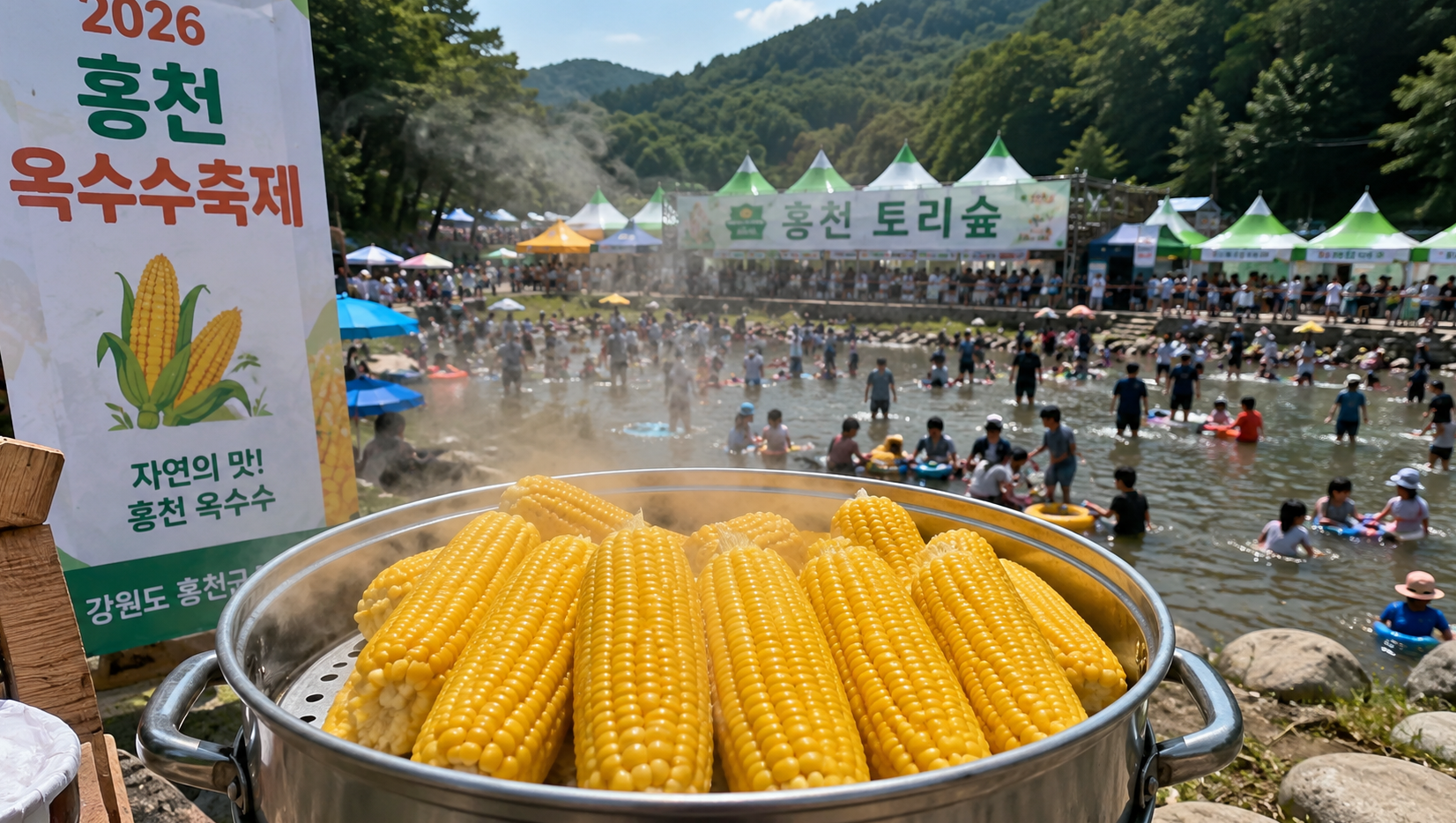 2026 홍천 옥수수축제 완벽 가이드 및 옥수수 찌는 꿀팁 대방출