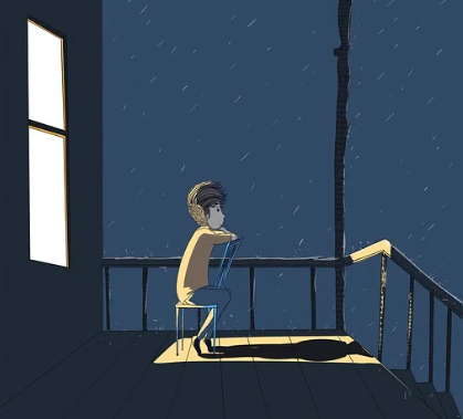 공허한 남자 (출처 : pixabay)