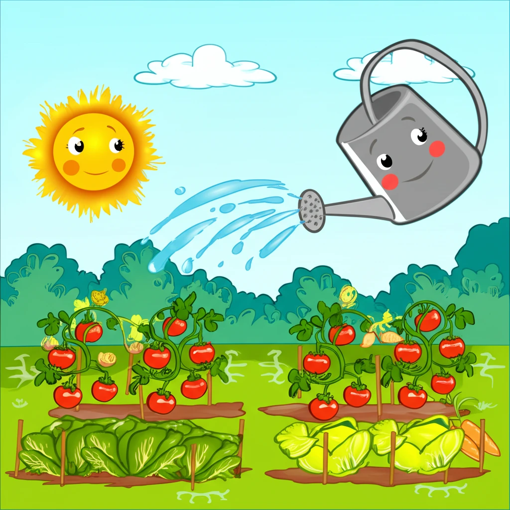 내 손으로 키운 채소 맛보면 마트 채