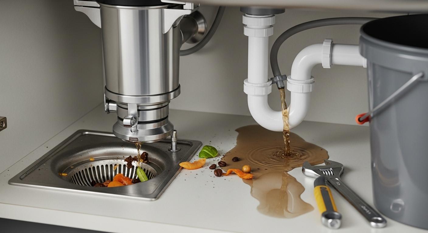 배수 문제 음식물처리기